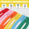 Mardatt 81 Pieces Zip Repair Kit, 10 Yards #5 Nylon