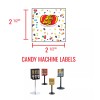 Unbranded (16) CANDY VENDING MACHINE STICKERS LABELS - MEGA VARIETY