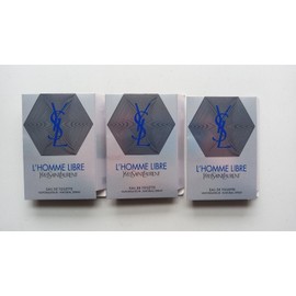 Yves Saint Laurent Men's Lot of 3 YSL L'HOMME LIBRE 1.5ml/.05 oz Spray Cologne Samples