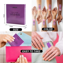 Punk Purple Glitter Eyeshadow 9 Colors, Palette Shadow Pigment, Purple Cool Color Color Palette, Purple Eye Shadow Palette-06#Purple