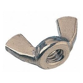 AHCMetric Stainless Steel Wing Nuts M6 (Pack of 50)