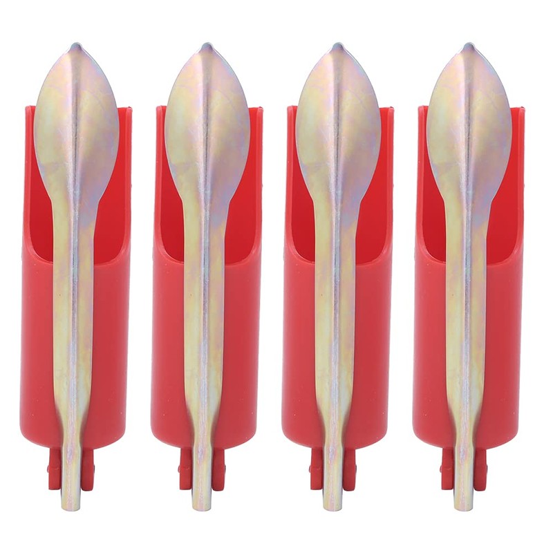 WOHPNLE Fishing Rod Holder for Garage, Red, 32 cm, Foldable,