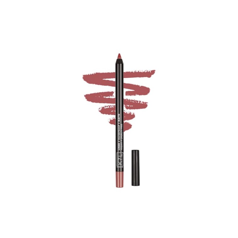 K7L Dark Pink Lipliner (Vegan) - Waterproof, Smudge-Proof, Precise Cosmetics
