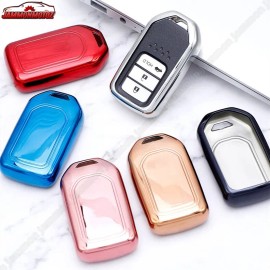 1x Anti-shock TPU Key Fob Holder Cover Case For Honda Accord Civic Pilot CRV HRVModel Number: KC140-PK, Color: Pink
