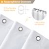 BTTN Extra Long Shower Curtain - 72 x 84 Inch