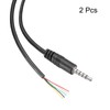 sourcing map 3.5mm Aux Cable Replacement Audio Cable Cord, 1ft