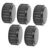 5pcs Professional Watch Head Steel Watch Crown Repairing Parts Replacement