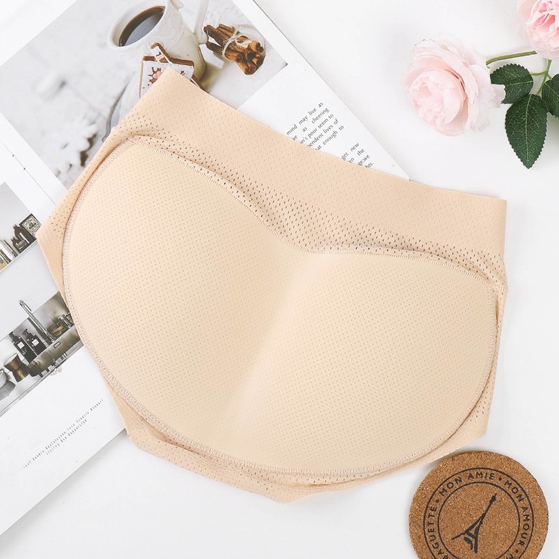 Padded Underwear Body Curve Shaping Butt Lift Panties Breathable Thin