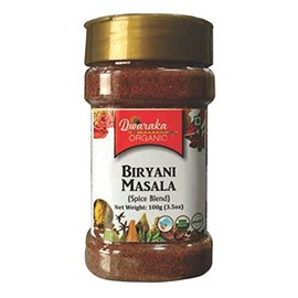 Dwaraka Organic - Biryani Masala, 3.5oz, Healthy, Organic, Non GMO, All Natural