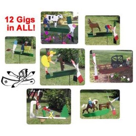 Woodcraft Project Paper Plan to Build Whirligig Plan Value Pack