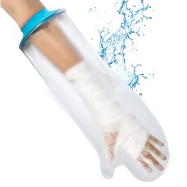 Cast Covers for Shower Arm Waterproof Adult Soft Comfortable Watertight Seal Keep Wounds Dry,Bath,Bandage Protector Cover Broken Hand,Wrist,Finger,Elbow Reusable