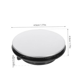 Kisangel 2 Piezas Tapa del Agujero del Fregadero 31-40Mm Tapa del Orificio del Grifo de La Cocina Cubierta del Orificio del Fregadero de Acero Inoxidable Cubierta del Agujero del