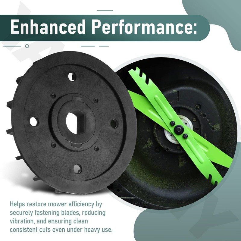 Lawn Mower Blade Replacement Kit – Includes Fan, Bolts, Nuts,