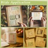 UNICRAFTALE Wood Burning Metal Stencils Templates Mini Notebook and Book