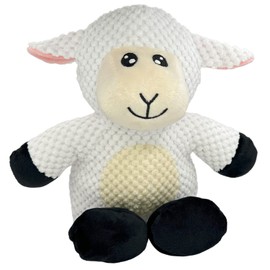 Glory To Dog Barnyard Lamb Large Plush and Squeaker Dog Toy for Medium to Large Breeds