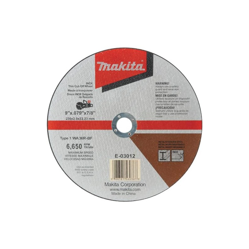 Makita Inox cutting disc (diameter 230, K WA36R) E-03006