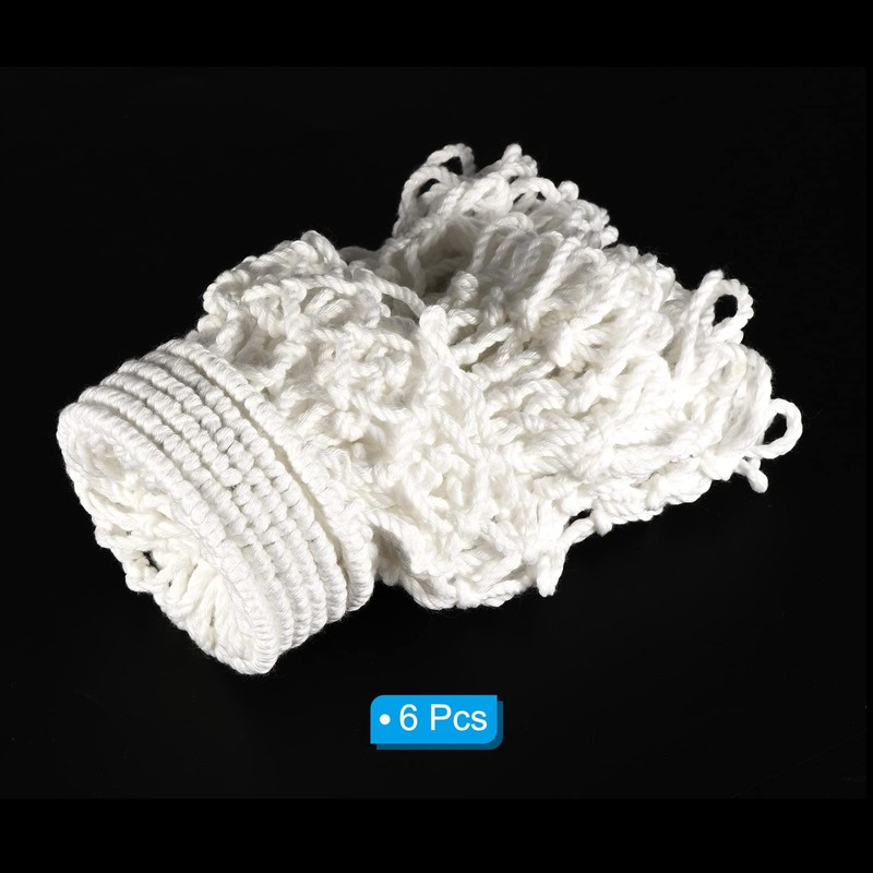 PATIKIL Pool Table Pockets, 6-in-1 Set Snooker Billiards Mesh Pockets