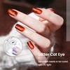 JODSONE 10ml Red Gel Nail Polish Cat Eye Glitter Red