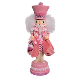 Kurt S. Adler 15-Inch Hollywood Pink Sweet Soldier Nutcracker