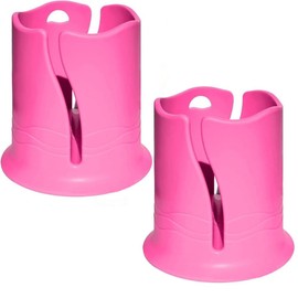 Paddle Board Cup Holder. 2PCS Universal Drink Holder for pops, Water Bottle Kayak Paddleboard Surfboard Raft Swim Dock Fishing Boat (Pink + Pink)