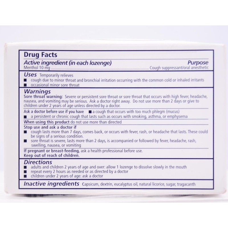 Fisherman'S Friend Menthol Cough Suppressant Lozenges, 0.16 Ounce