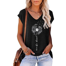 ETCYY NEW Womens Summer Tops Trendy V Neck Tank Tops Tie Dye Sleeveless Cute Printed Loose Fit