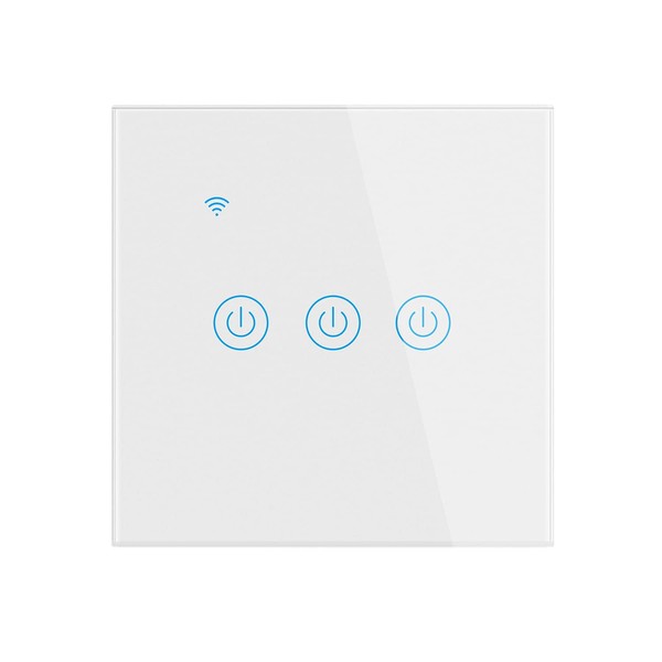 Lancoon Touch Wall Switch with Blue LED Indicator, Wireless Smart