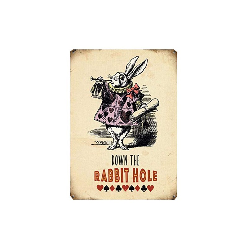 Fridge Magnet - Alice in Wonderland - Down the Rabbit