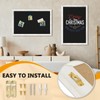 Chalk Board 36x24 Rustic Wood Framed Magnetic Blackboard for Wall