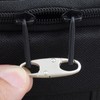 8Pcs Anti Theft Zipper Clips Small Double Carabiner Clip Alloy