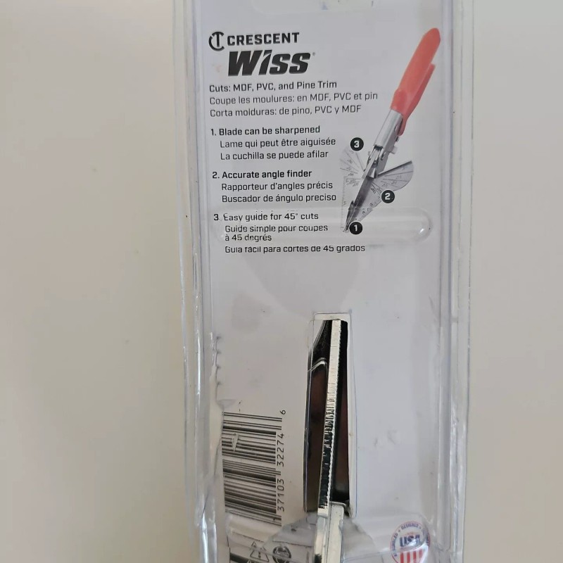 Wiss NEW!! WISS 8-1/2 in. Molding Miter Snips