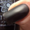 Matte Black Nail Polish - Atomic Polish - Carbon (C)