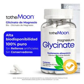 Bis Glicinato De Magnesio 240caps 600mg Tothemoonmx                                                                                                   