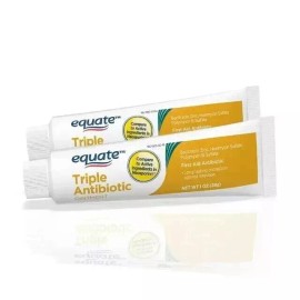 Equate First Aid Triple Antibiotic Ointment, Infection Protection, 2 oz, 2 Pack