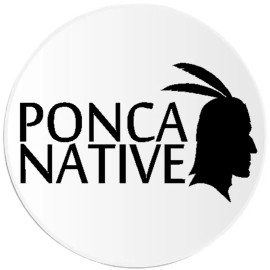 Kiwi Gifts Ponca Native - Circle Sticker Decal 3 Inch - American Indian Tribe Pride