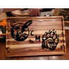 Forest Animal Stencils Bear Deer Stencils for Wood Burning Reusable