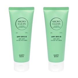 Happy Bath Micromicellar Soapberry Moisture Cleansing Foam 150g 2pcs / 해피바스 마이크로미셀라 솝베리 모이스춰 클렌징폼 150g 2개