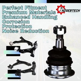 HZGEBTECH 1X Control Arms Front Right Lower Control Arms w/Ball Joints Replacement fits Volvo S80 2007 fits Volvo S80 fits Volvo V70 2008 fits Volvo S80 fits Volvo V70 2009