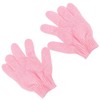 Beavorty 6 pcs Exfoliating Shower Gloves Body Scrub Mitts for
