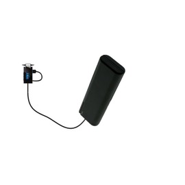 Gomadic Portable AA Battery Pack Designed for The Cowon iAudio T2 - Powered by 4 X AA Batteries to Provide Emergency Charge. Built Using TipExchange Technology