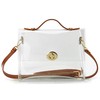 Hoxis Clear Bag with Turn Lock Closure Women's Cross Body