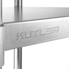 KUTLER Stainless Steel Table 30 x 18 Inches with Caster