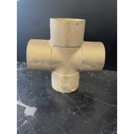 NIBCO Cast Copper Pipe Cross: 1-1/2" Fitting, C x C x C, Pressure Fitting **LEADED**