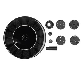 Solar Fountains Automatic Floating Solar Powered Fountain Pump for Pond Outdoors Bird Baths