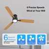 Atolit Ceiling Fans with Lights,52 Inch,Quiet Reversible Motor,Easy to Install,6