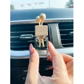 Unbranded Glass Car Diffuser Vent Clip Air Freshener Bottle Empty NEW