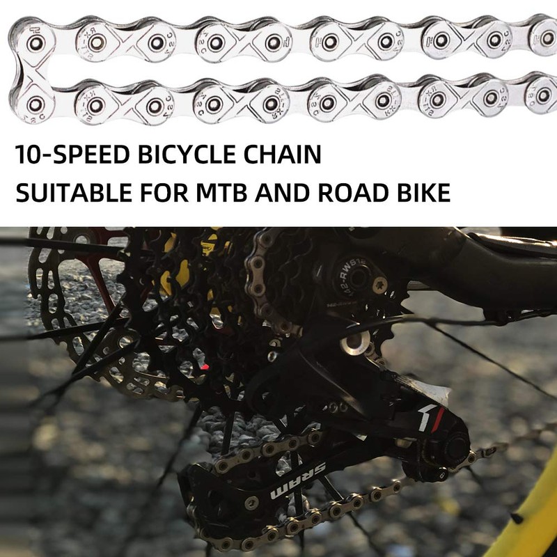 BeiLan 116 Links Bicycle Chain 10 Speed