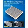 Fesuda CUK24003 Cabin Air Filter, Activated Carbon Pollen Filter for