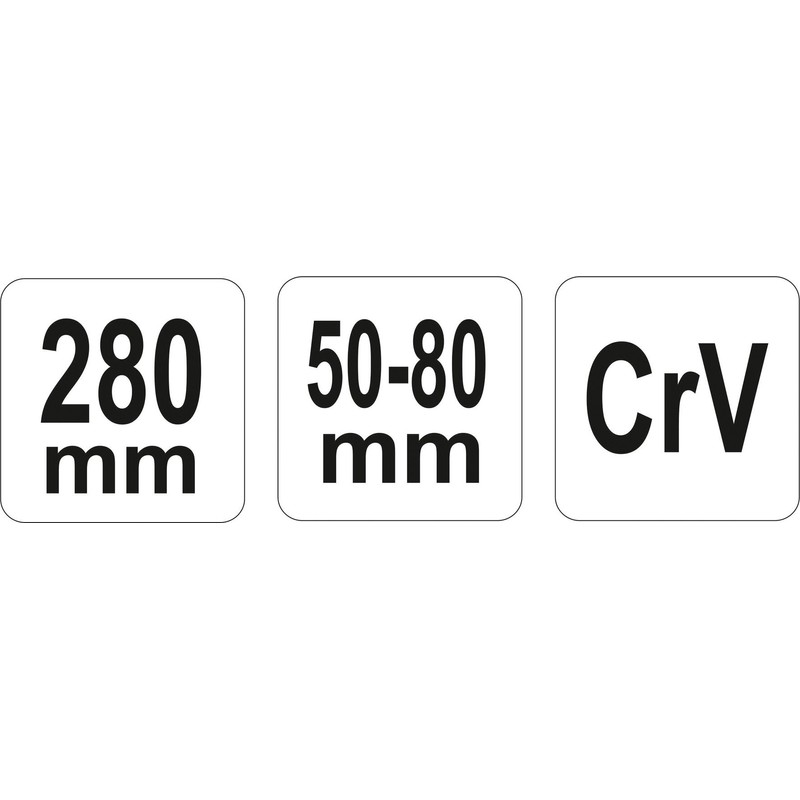 Yato YT-01672, 50-80 mm
