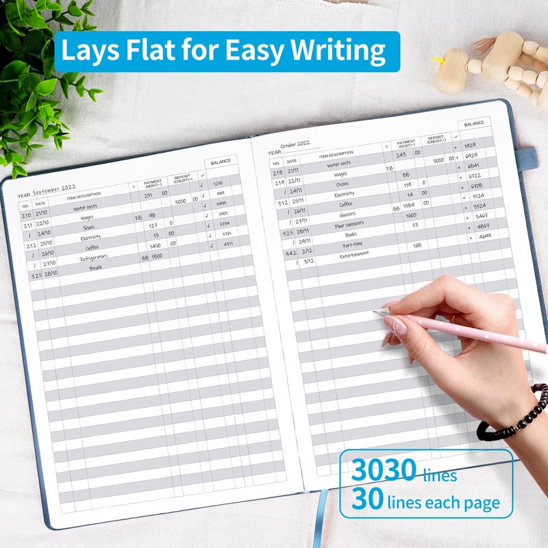 Check Registers for Personal Checkbook, Blugool Checkbook Register with Check